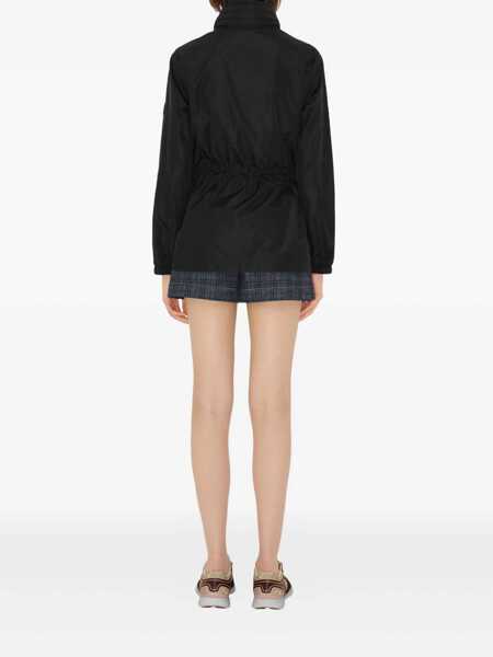 Geci Burberry Burberry Check Motif Nylon Jacket Black Femei (BM 18463086) 3