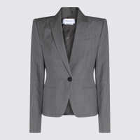 Sacouri Alexander McQueen Grey Wool Blazer Femei