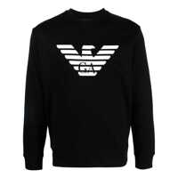 Pulovere Emporio Armani Logo Cotton Sweatshirt Barbati