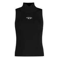 Topuri Diesel Black Viscose Top Femei