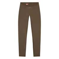 Pantaloni casual Diesel Olive Green 'Mina-Utlt' Leggings Femei