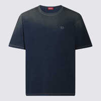 Tricouri Diesel Blue Cotton T-Shirt Barbati
