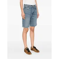 Imbracaminte Dama pagina 181 - Pantaloni casual AGOLDE Blue Five-Pocket Shorts With Button Closure In Denim Woman BLUE Femei (BM 18464634) - B-mall.ro