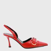 Pantofi cu toc Givenchy Red Leather Pumps Femei