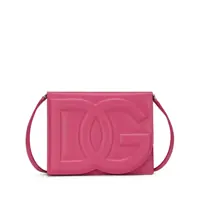 Genti de umar Pink Embossed Crossbody Bag Woman Dolce & Gabbana Femei