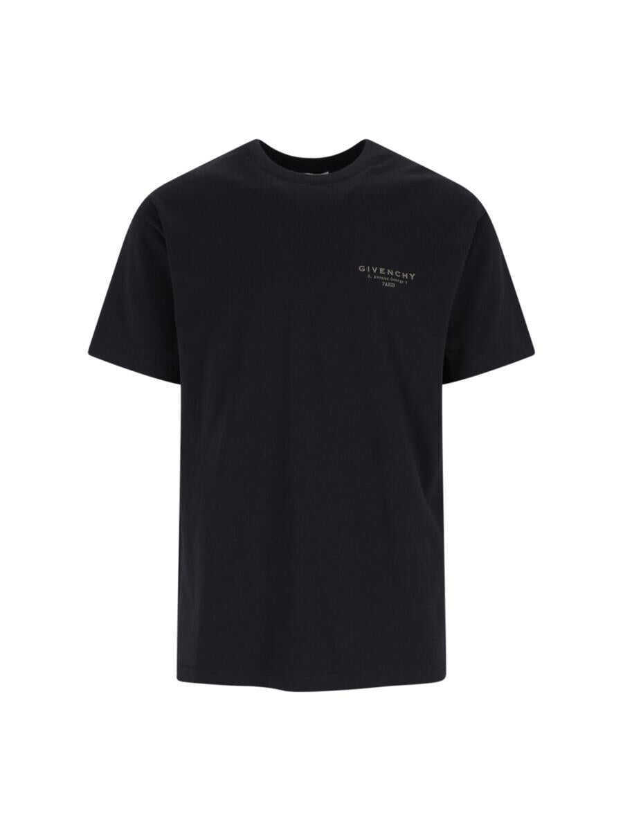 Topuri Givenchy Givenchy T-Shirts And Polos Black Barbati (BM 18465810) 1