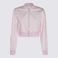 Geci Givenchy Pink Cotton Casual Jacket Femei