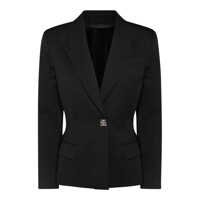 Sacouri Givenchy Black Wool Blazer Femei