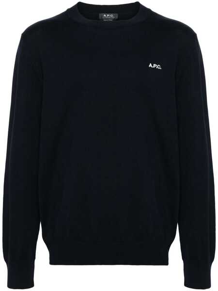 Pulovere A.P.C. A.P.C. Pull Melville BLUE Barbati (BM 18466899) 1