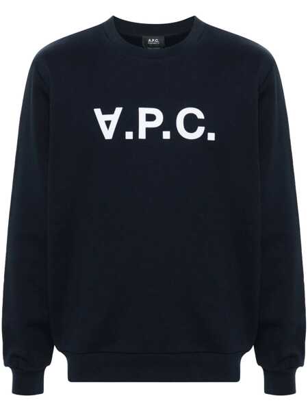 Pulovere A.P.C. A.P.C. Sweaters BLUE Barbati (BM 18467028) 1
