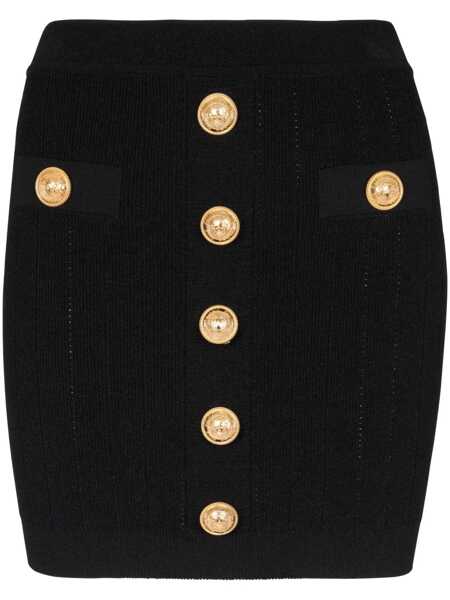 Fuste Balmain Balmain Skirts Black Femei (BM 18467868) 1