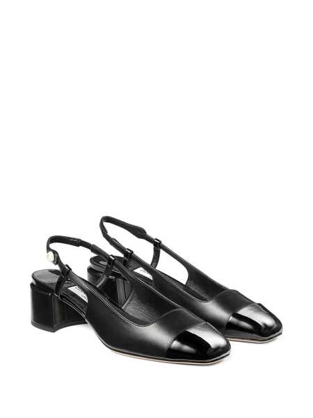 Pantofi cu toc Jimmy Choo Jimmy Choo Elisa Patent Leather Slingback Pumps Black Femei (BM 18468027) 2