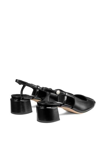 Pantofi cu toc Jimmy Choo Jimmy Choo Elisa Patent Leather Slingback Pumps Black Femei (BM 18468027) 3