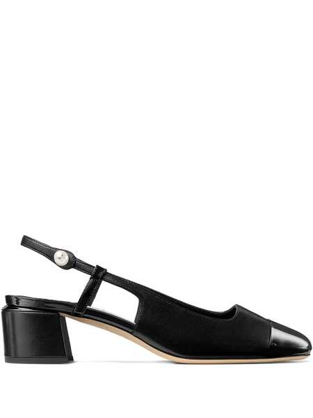 Pantofi cu toc Jimmy Choo Jimmy Choo Elisa Patent Leather Slingback Pumps Black Femei (BM 18468027) 1