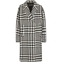 Paltoane Dolce & Gabbana White And Black Coat Femei