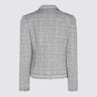 Sacouri Dolce & Gabbana Dama - Sacouri Dolce & Gabbana Dolce & Gabbana Grey Cotton Blazer QUADRI CHECK Femei (BM 18468333) - B-mall.ro