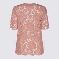 Topuri Dolce & Gabbana Dama - Topuri Dolce & Gabbana Dolce & Gabbana Pink Cotton Top ROSA POLVERE Femei (BM 18468345) - B-mall.ro