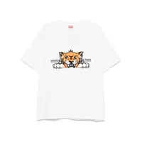 Tricouri Kenzo Kenzo Happy Tiger Embroidered Oversize Tshirt Barbati