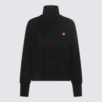 Pulovere Kenzo Black Wool Boke Flower Knitwear Femei