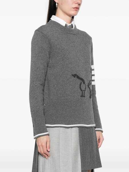 Pulovere Thom Browne Thom Browne Sweaters GREY Femei (BM 18468867) 3