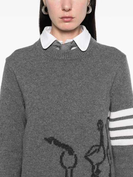 Pulovere Thom Browne Thom Browne Sweaters GREY Femei (BM 18468867) 5