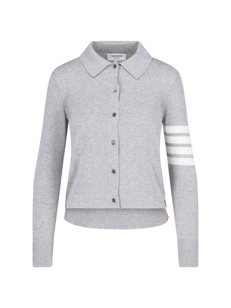 Topuri Thom Browne Thom Browne Top GREY Femei (BM 18468903) 1