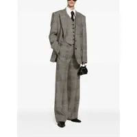 Pantaloni casual Dolce & Gabbana Dama - Pantaloni casual Dolce & Gabbana Grey Flared Pants With High Waist In Wool And Cashmere Woman GREY Femei (BM 18469200) - B-mall.ro