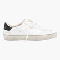 Sneakers Golden Goose Golden Goose White And Black Leather Soul-Star Sneakers