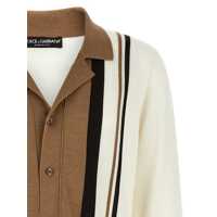 Pulovere Dolce & Gabbana pentru Barbati - Cardigane Dolce & Gabbana Dolce & Gabbana Logo Embroidery Cardigan MULTICOLOR Barbati (BM 18470694) - B-mall.ro