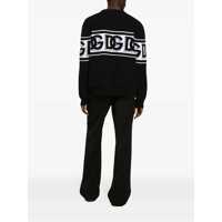 Pulovere Dolce & Gabbana pentru Barbati - Pulovere Dolce & Gabbana Black Crewneck Sweater With Dg Motif In Wool Blend Man Black Barbati (BM 18470718) - B-mall.ro