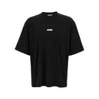 Tricouri Marni Logo Patch T-Shirt Barbati