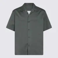 Camasi Jil Sander Grey Cotton Shirt Barbati