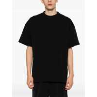 Tricouri Jil Sander pentru Barbati - Tricouri Jil Sander Black Double-Layers T-Shirt In Cotton Man Black Barbati (BM 18471582) - B-mall.ro