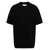 Jil Sander Black Double-Layers T-Shirt In Cotton Man Black
