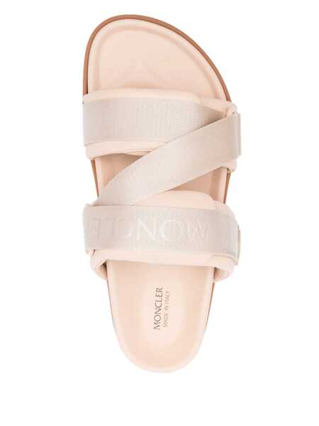 Sandale Moncler Moncler Mon Summer Slides PALE PINK Femei (BM 18471870) 4