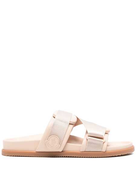 Sandale Moncler Moncler Mon Summer Slides PALE PINK Femei (BM 18471870) 1