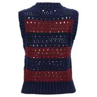 Imbracaminte Dama pagina 392 - Geci Ganni Ganni Blue Striped Vest MULTICOLOR Femei (BM 18472107) - B-mall.ro
