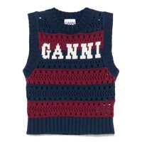 Geci Ganni 'Blue Striped' Vest Femei