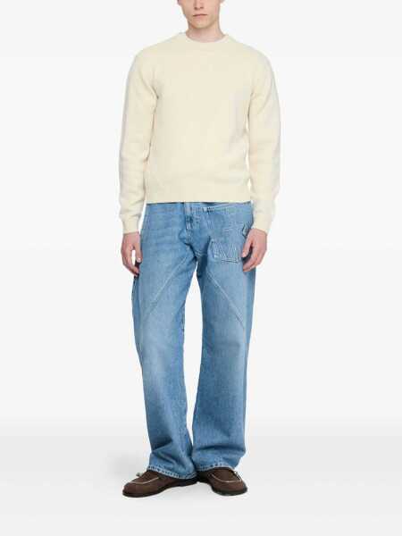 Pulovere JW Anderson JW Anderson Sweaters & Knitwear WHITE Barbati (BM 18472233) 2