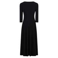 Rochii NORMA KAMALI Dama - Rochii NORMA KAMALI Norma Kamali Flared Midi Dress Black Femei (BM 18472254) - B-mall.ro