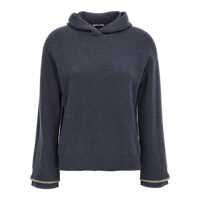 Pulovere Brunello Cucinelli Hooded Sweater Femei