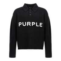 Pulovere Purple Brand Logo Embroidery Sweater Barbati