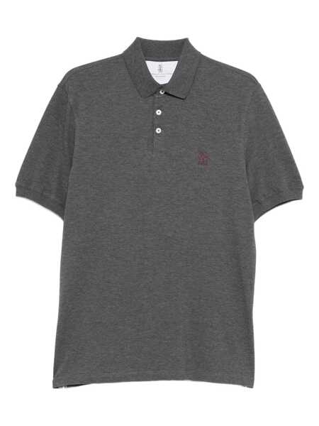 Tricouri Polo Brunello Cucinelli Brunello Cucinelli Polo Shirts GREY Barbati (BM 18473244) 1