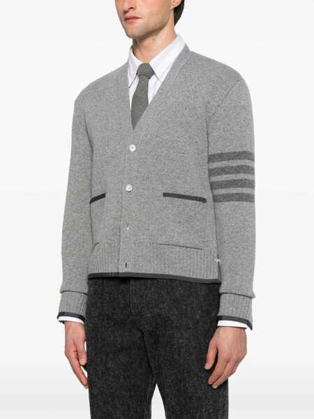 Pulovere Thom Browne Thom Browne Sweaters GREY Barbati (BM 18473559) 3