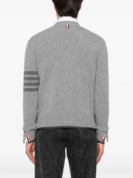 Pulovere Thom Browne Thom Browne Sweaters GREY Barbati (BM 18473559) 4