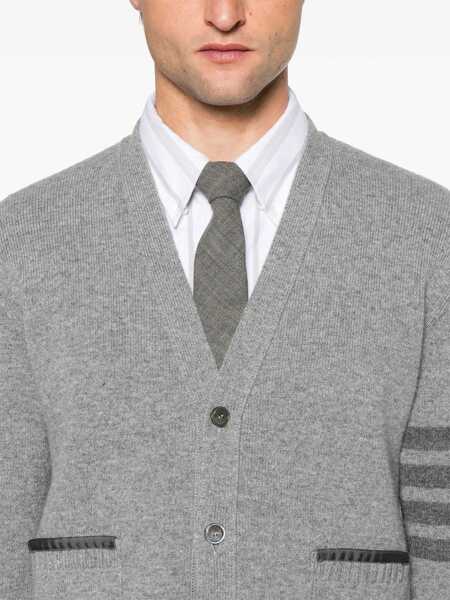 Pulovere Thom Browne Thom Browne Sweaters GREY Barbati (BM 18473559) 5