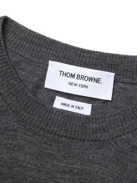 Pulovere Thom Browne Thom Browne Sweaters GREY Barbati (BM 18473583) 3