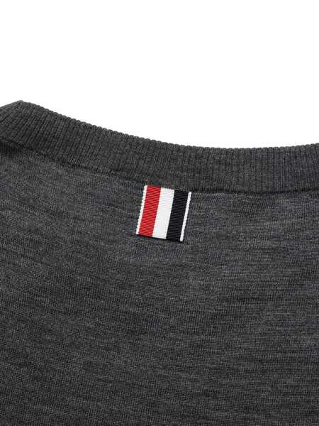 Pulovere Thom Browne Thom Browne Sweaters GREY Barbati (BM 18473583) 4