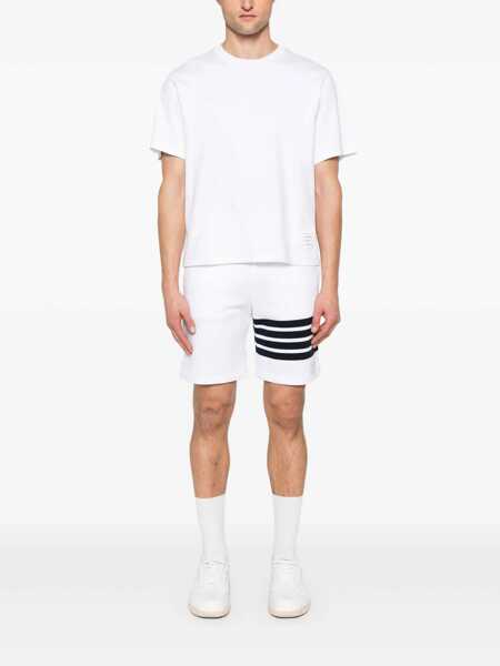 Tricouri Thom Browne Thom Browne Oversized Cotton T-Shirt WHITE Barbati (BM 18473610) 2
