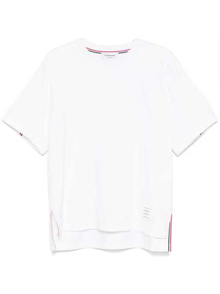 Tricouri Thom Browne Thom Browne Oversized Cotton T-Shirt WHITE Barbati (BM 18473610) 1